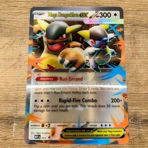 Mega Kangaskhan EX Jumbo Oversized Holo Pokemon Card 300 HP – Rare Display